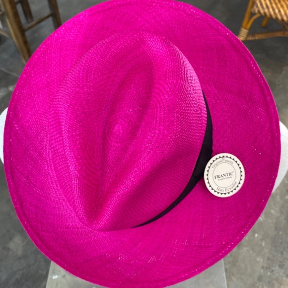 Frantic Panama Hat in Magenta